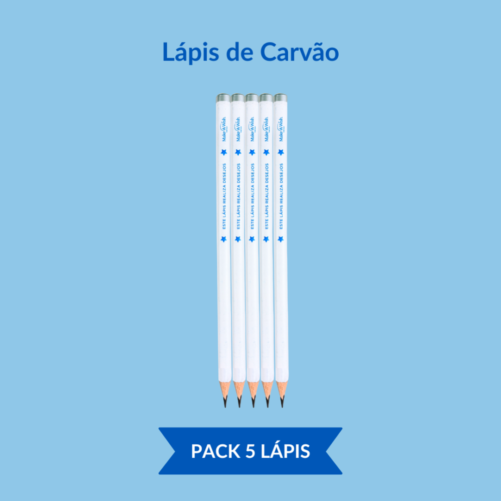 Pack de 5 Lápis de Carvão