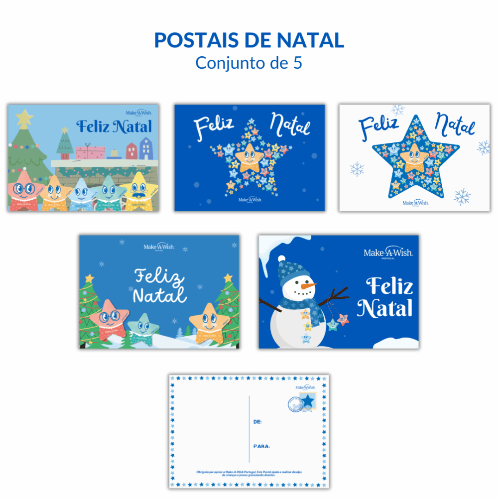 Postais de Natal | Pack de 5