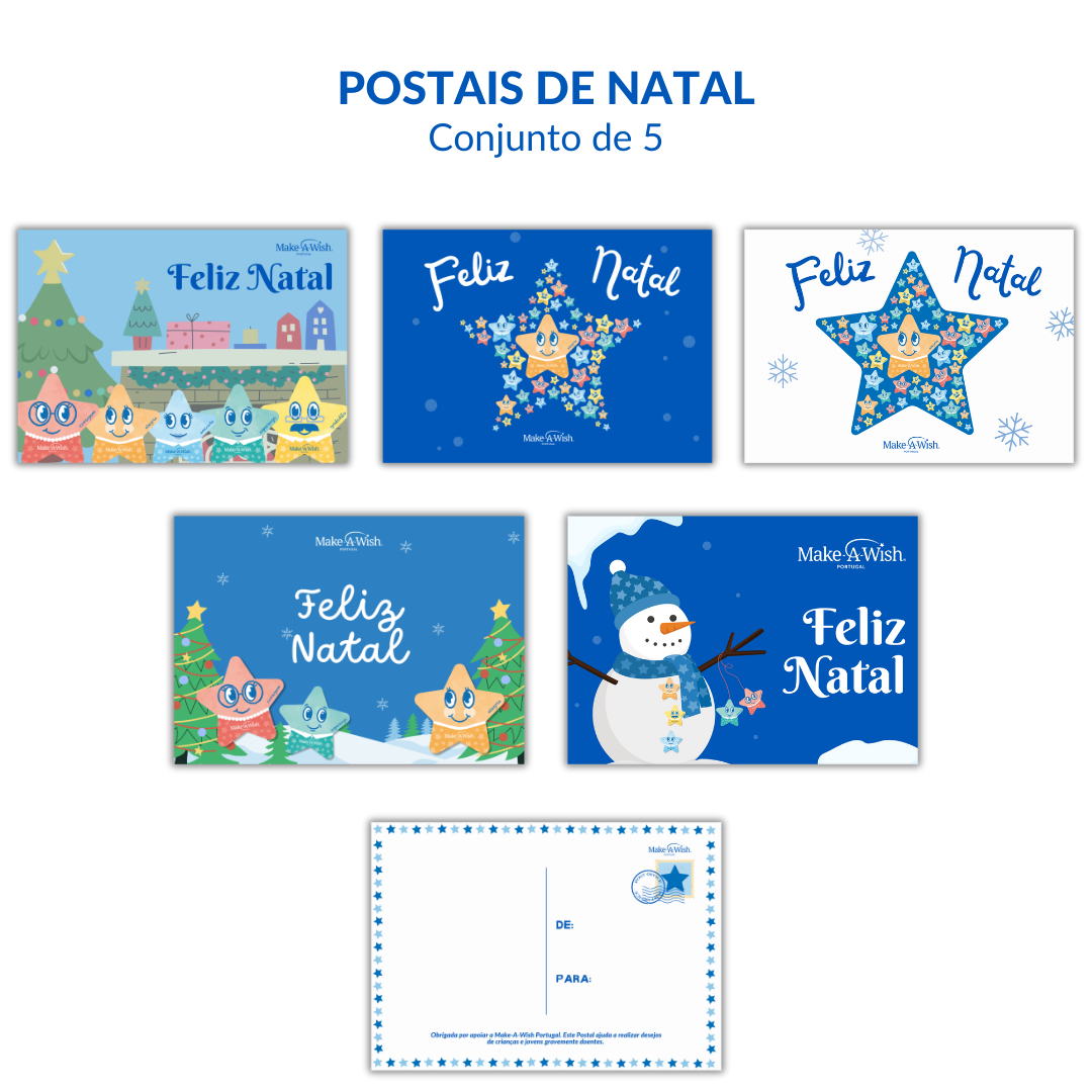 Postais de Natal | Pack de 5