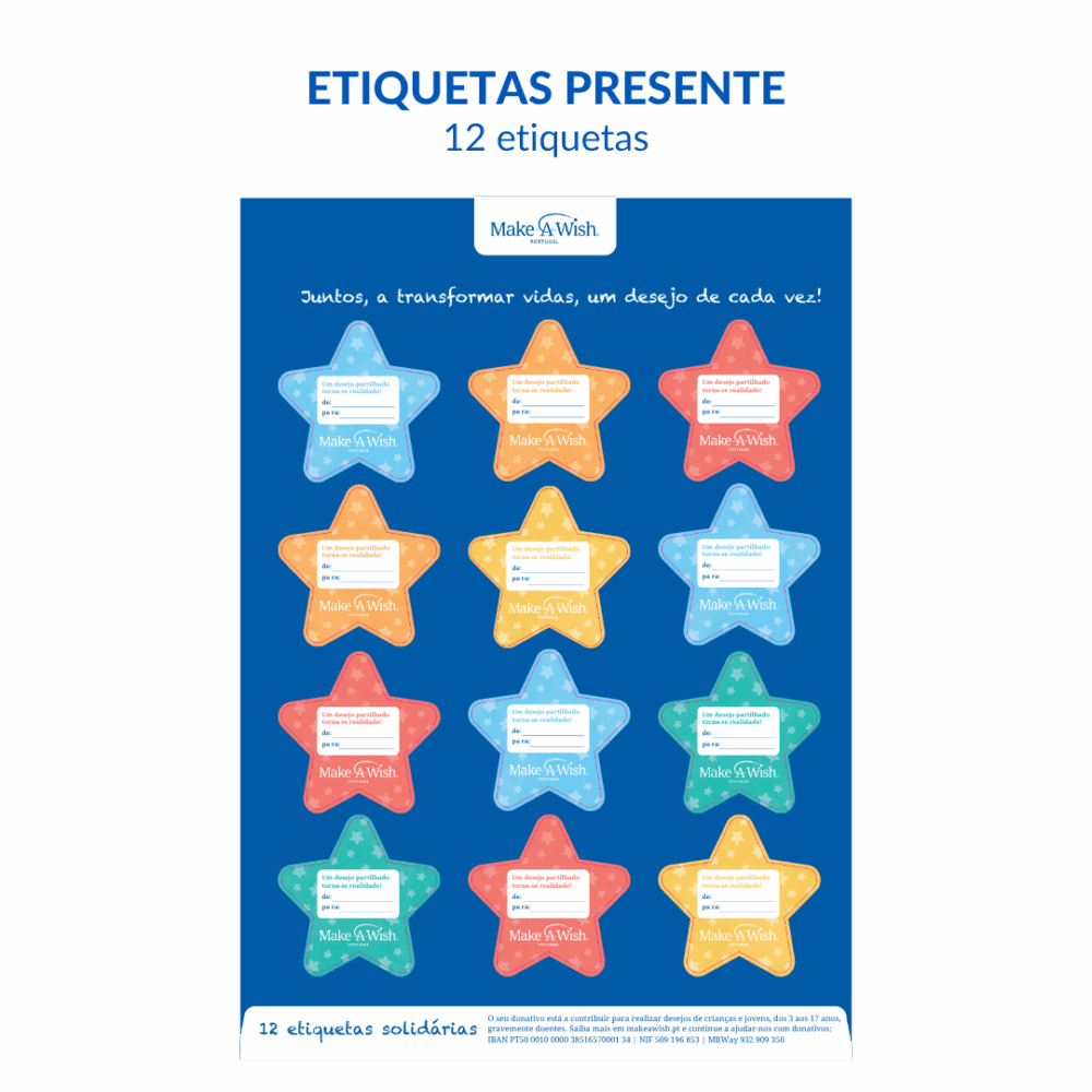 Etiquetas de Presente 2025 | Pack de 12