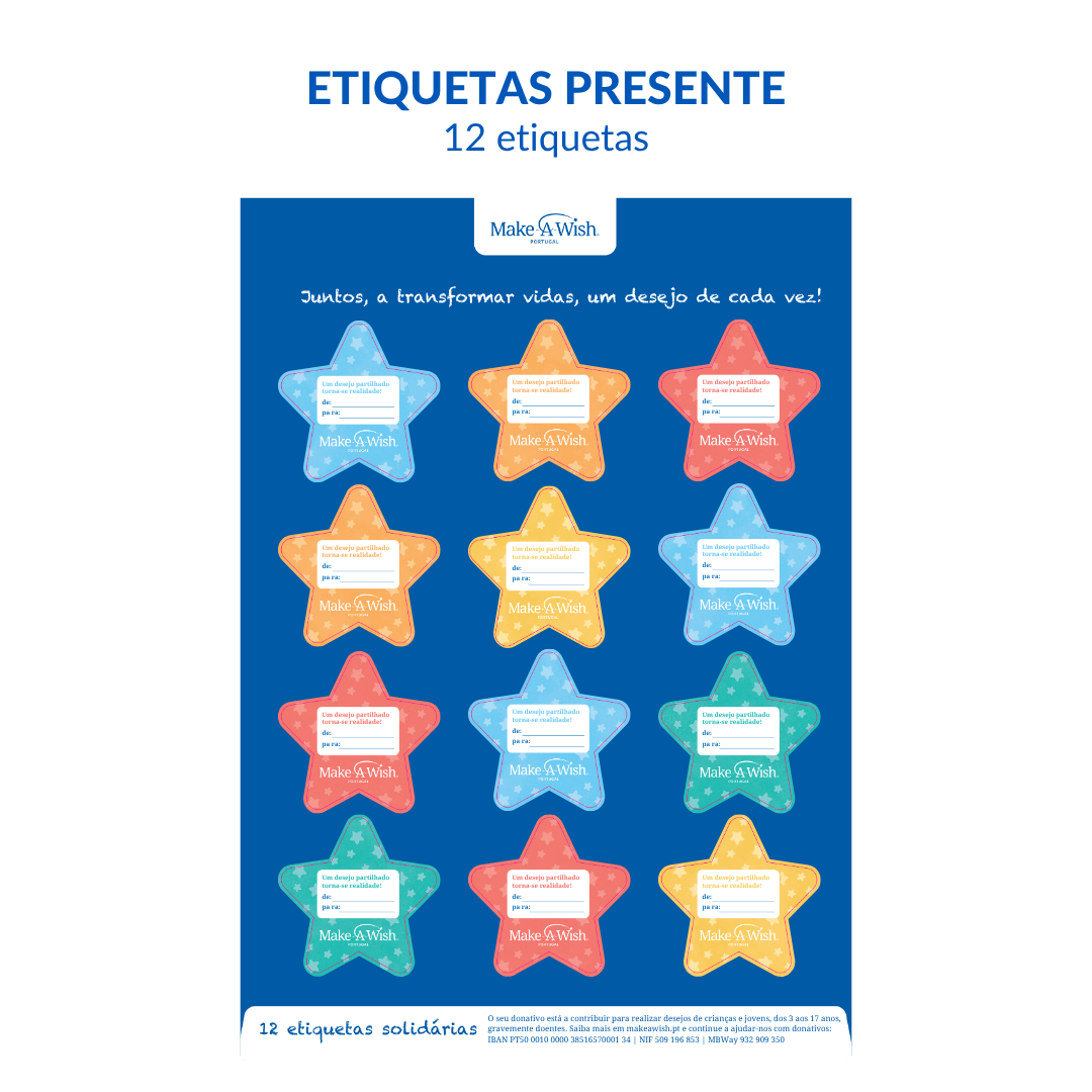 Etiquetas de Presente 2025 | Pack de 12