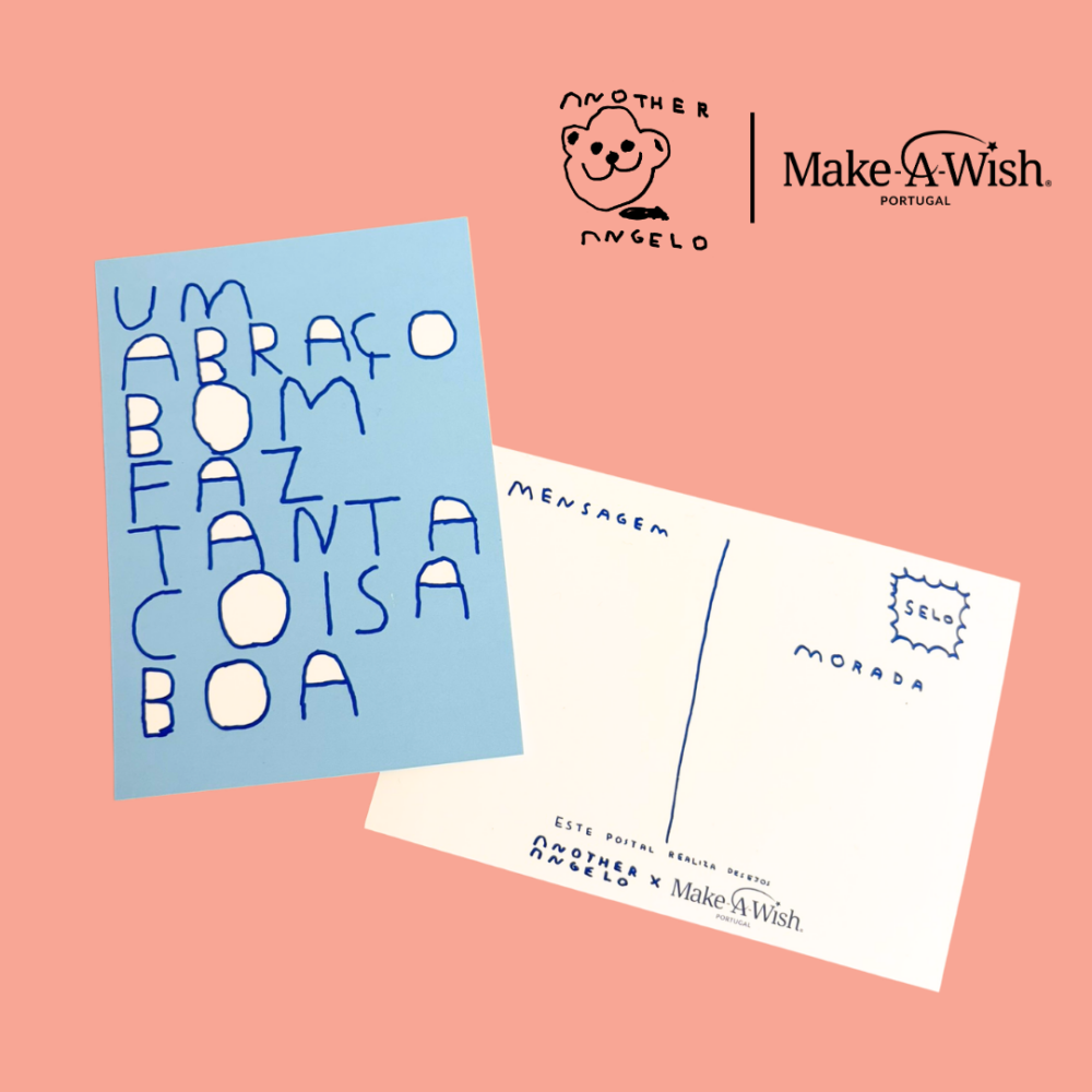Alternative view of Postal "Abraço Bom"