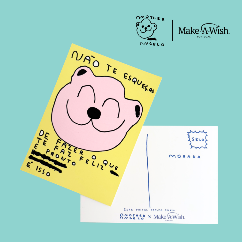 Alternative view of Postal "Faz O que Te Faz Feliz"