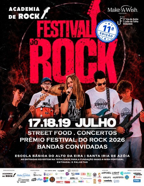 Bilhete Solidário 11.ª Edição Festival do Rock - 5€